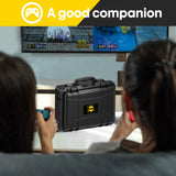 Audio Accessories: DEVASO Carrying Case for Nintendo Switch OLED Case, Professional Safe Hard-Black