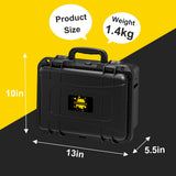 Audio Accessories: DEVASO Carrying Case for Nintendo Switch OLED Case, Professional Safe Hard-Black