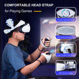 Desktops & Accessories: DEVASO Adjustable Head Strap for Playstation VR2, Reduced Pressure Lightweight