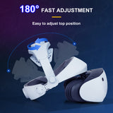 Desktops & Accessories: DEVASO Adjustable Head Strap for Playstation VR2, Reduced Pressure Lightweight