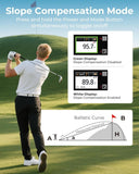 Golf Rangefinder with Slope, CIGMAN 1312 Yards Range Finder Golf, 2.4-inch External Color Touchscreen, Flag Lock Vibration, 6X Magnification, Rechargeable Range Finder, Ideal Golf Accessories