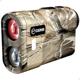 Ultra Long Range & Fast Accuracy: CIGMAN upgraded range finder measures from 5 to 3280 yards with an accuracy of ±1 yard, giving you reliable data in under 1 second. The multi-coated lens and 6x magnification deliver a bright, crisp view, even in dense wo