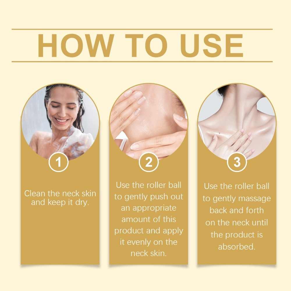 EELHOE The Roller Neck Cream, Gently Moisturizes And Cares For The Neck Skin, Making It Elastic, Smooth And Soothing. It Is A Hydrating Neck Cream