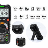 Automotive Repair & Speciality Tools: KAIWEETS Digital Multimeter TRMS 6000 Counts Voltmeter Auto-Ranging Fast Accurately Measures Voltage Current Amp Resistance Diodes Continuity Duty-Cycle Capacitance Temperature for Automotive