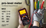 Automotive Repair & Speciality Tools: KAIWEETS Digital Multimeter TRMS 6000 Counts Voltmeter Auto-Ranging Fast Accurately Measures Voltage Current Amp Resistance Diodes Continuity Duty-Cycle Capacitance Temperature for Automotive
