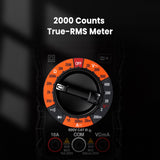 Bicycle Parts: KAIWEETS Digital Multimeter with Case, DC AC Voltmeter, Ohm Volt Amp Test Meter and Continuity Test Diode Voltage Tester for Household Outlet, Automotive Battery Test (Anti-Burn with Double Fuses)