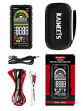 KAIWEETS Smart Multimeter Rechargeable Electrical Tester with Auto Ranging Digital Voltmeter Measures Voltage Current Resistance Continuity Capacitance Temperature Frequency NCV 6000 Counts TRMS