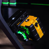 Measuring Tools & Sensors: KAIWEETS KT360A Green Laser Level 3 X 360° Rotary Self Leveling with 1 Rechargeable Battery