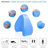 Pillows: Leg Knee Support Pillow, Orthopedic Memory Foam Wedge Contour Pillow for Thighs, Leg Pillow for Back Hip Legs Knee Support Wedge and Pressure Relief, Washable Cover