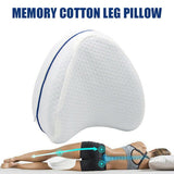 Pillows: Leg Knee Support Pillow, Orthopedic Memory Foam Wedge Contour Pillow for Thighs, Leg Pillow for Back Hip Legs Knee Support Wedge and Pressure Relief, Washable Cover