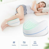 Pillows: Leg Knee Support Pillow, Orthopedic Memory Foam Wedge Contour Pillow for Thighs, Leg Pillow for Back Hip Legs Knee Support Wedge and Pressure Relief, Washable Cover