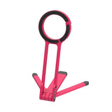 Camera Accessories: ULANZI MA30 Magnetic Phone Tripod Stand for iPhone - Aluminium Maglock Smartphone Mini Tripod Pocket Cell Phone Stand Dual-Sided Magnet Quick Mount Compatible with iPhone 16 15 14 13 12 Magsafe
(Red)