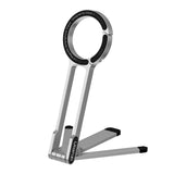 Camera Accessories: ULANZI MA30 Magnetic Phone Tripod Stand for iPhone - Aluminium Maglock Smartphone Mini Tripod Pocket Cell Phone Stand Dual-Sided Magnet Quick Mount Compatible with iPhone 16 15 14 13 12 Magsafe
(Silver)
