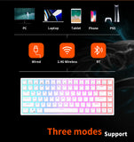 Keyboards & Accessories: ROYAL KLUDGE RK84 Wireless Hot Swap Black 65% Mechanical Keyboard, Brown Switch