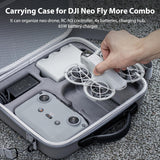 Camera Accessories: STARTRC Carrying Case for DJI Neo Portable PU Storage Protective Bag for DJI Neo Fly More Combo Accessories, Compatible with RC-N3 Remote Controller, Neo Intelligent Flight Battery, Charging Hub