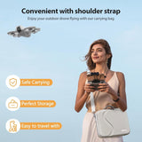 Camera Accessories: STARTRC Carrying Case for DJI Neo Portable PU Storage Protective Bag for DJI Neo Fly More Combo Accessories, Compatible with RC-N3 Remote Controller, Neo Intelligent Flight Battery, Charging Hub