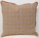 Cushions & Throws: Azuk Orange & Grey Cushion Cover