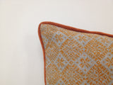 Cushions & Throws: Azuk Orange & Grey Cushion Cover