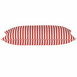 Cushions & Throws: Pack of 4 Dandi Red & White Rectangle Cushion Covers