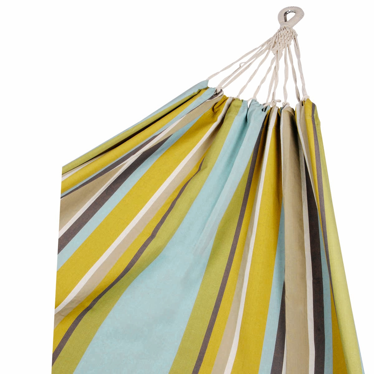 Hammocks & Accessories: Corban Aqua Hammock Multicoloured Stripes 220x140cm
