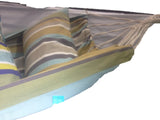 Hammocks & Accessories: Corban Aqua Hammock Multicoloured Stripes 220x140cm