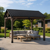 Yardtopia Fremantle 3.6m x 3m Timber & Steel Gable Roof Gazebo