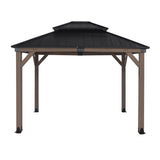 Yardtopia Maryborough 3m x 3m Timber & Steel Double Hip Roof Gazebo