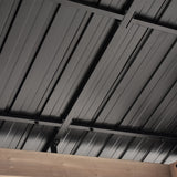 Yardtopia Oslo 2.4m x 1.8m BBQ/Grill Timber & Steel Gable Roof Gazebo