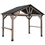 Yardtopia Oslo XL 3.6m x 2.4m BBQ/Grill Timber & Steel Gable Roof Gazebo