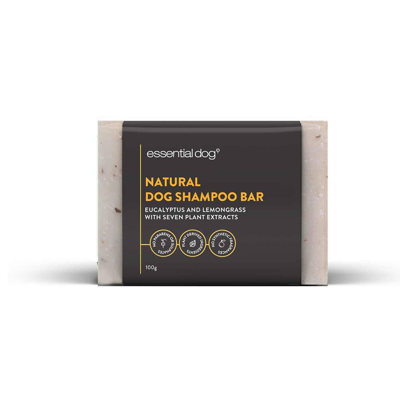 Pet Grooming Supplies: Essential Dog Shampoo Bar (Eucalyptus, Neem & Lemongrass)