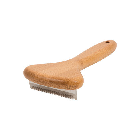 Dog Grooming Supplies: Natural Bamboo Deshedding Tool: Cats & Dogs