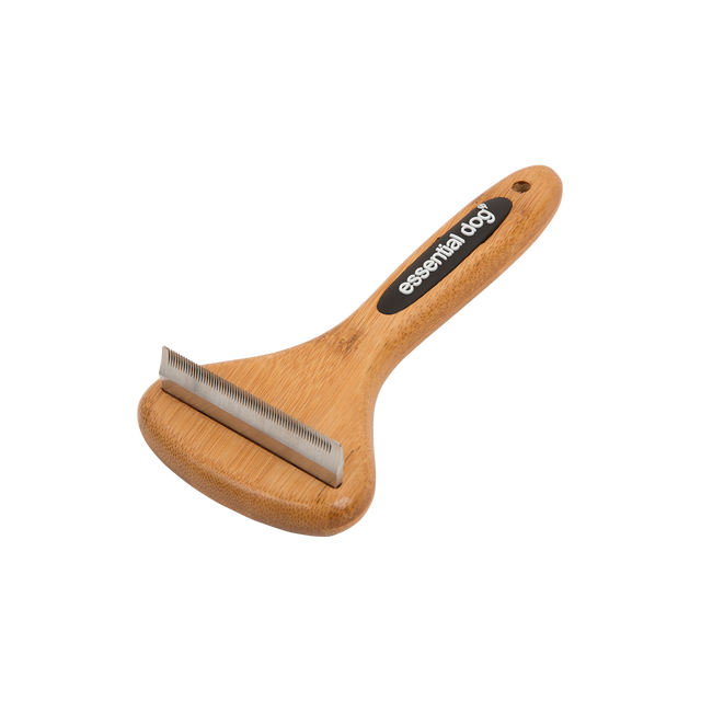 Dog Grooming Supplies: Natural Bamboo Deshedding Tool: Cats & Dogs