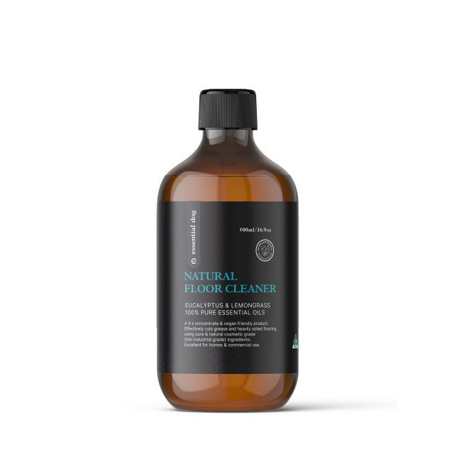 Pet Grooming Supplies: Essential Dog 500ml Natural Floor Cleaner (Eucalyptus and Lemongrass)