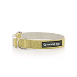 Artificial Flowers & Plants: Natural Hemp & Cotton Dog Collar (Grass Green)