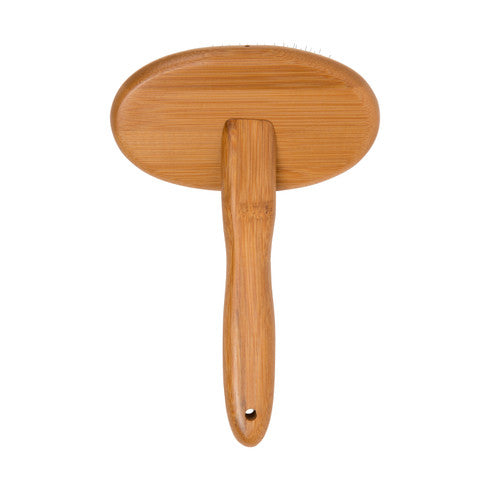 Pet Grooming Supplies: Natural Bamboo Slicker Brush: Cats & Dogs