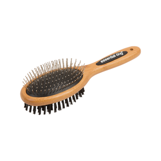 Pet Grooming Supplies: Natural Bamboo Two Sided Brush: Cats & Dogs