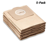 Vacuum Cleaner Accessories: 5 x Vac Bags for Karcher NT WD MV Series