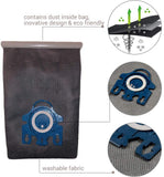 Vacuum Cleaner Accessories: Reusable Vacuum Cloth Bags for Miele GN & FJM Vacuum Cleaners