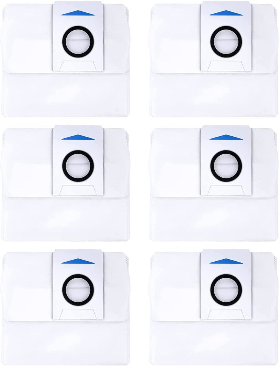 Vacuum Cleaner Accessories: 12 X Auto Empty Station Dust Bags For Ecovacs Deebot X1 Omni Series Robots
