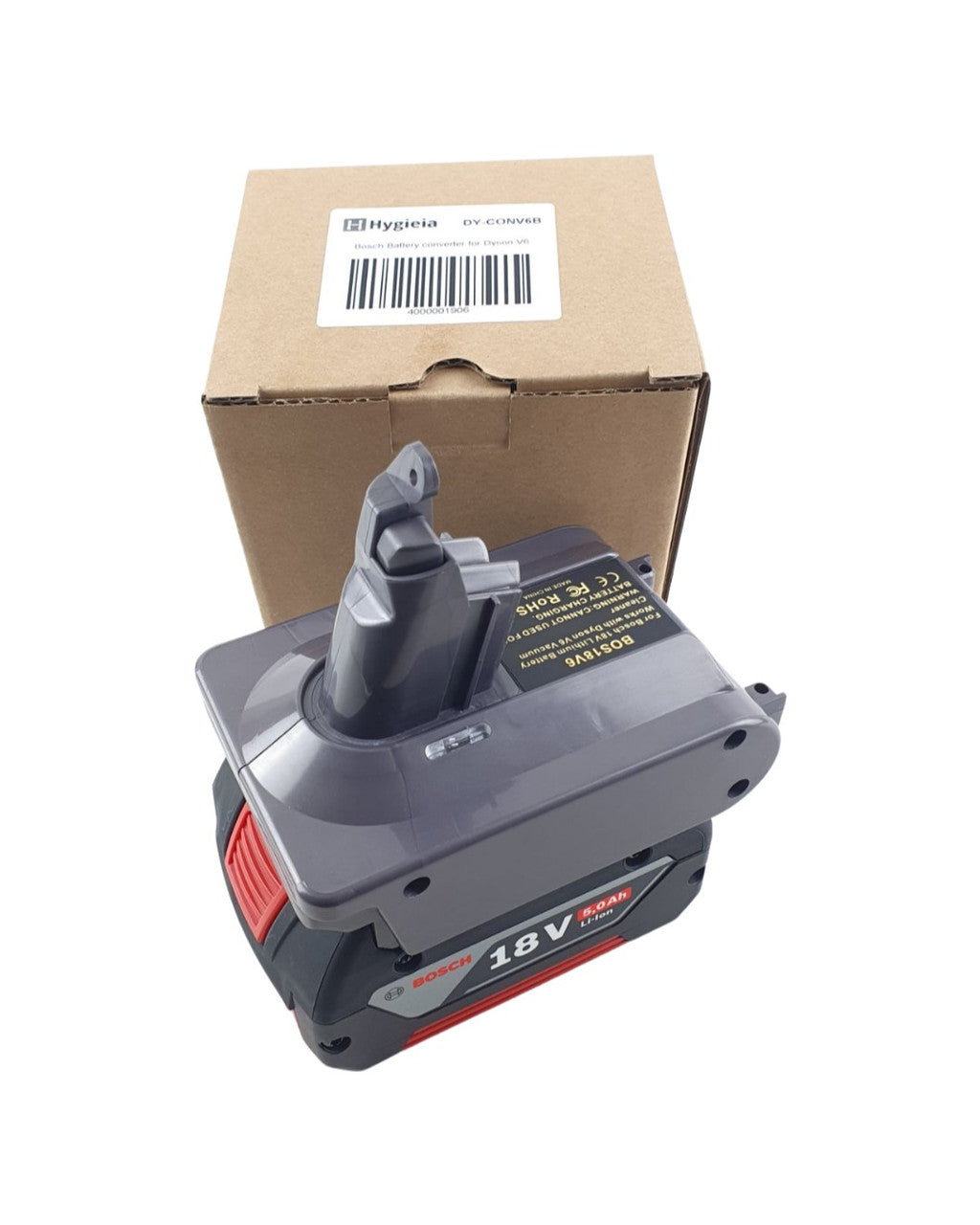 Vacuum Cleaner Accessories: Bosch 18V To Dyson V6, DC58 & DC59 Battery Converter / Adapter
