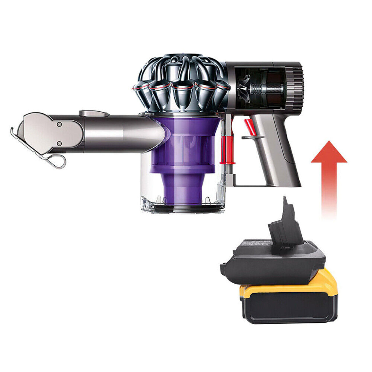 Vacuum Cleaner Accessories: Makita 18V To Dyson V6, DC58 & DC59 Battery Converter / Adapter