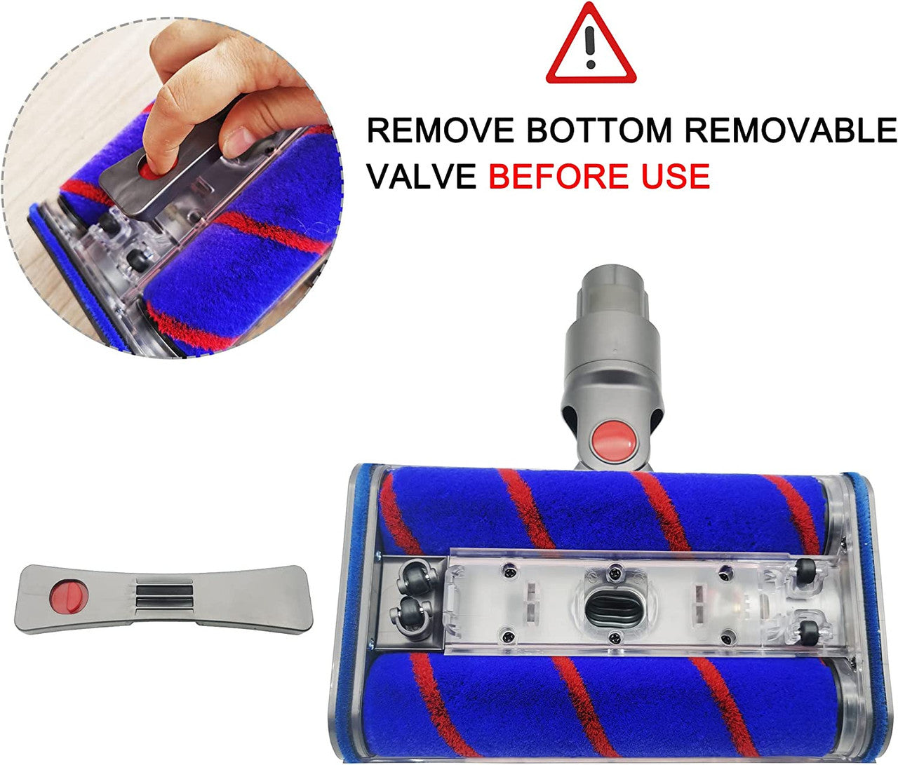 Vacuum Cleaner Accessories: Omni Dual Roll Powerhead For DYSON V7  V8  V10  V11 & V15 Vacuum Cleaners