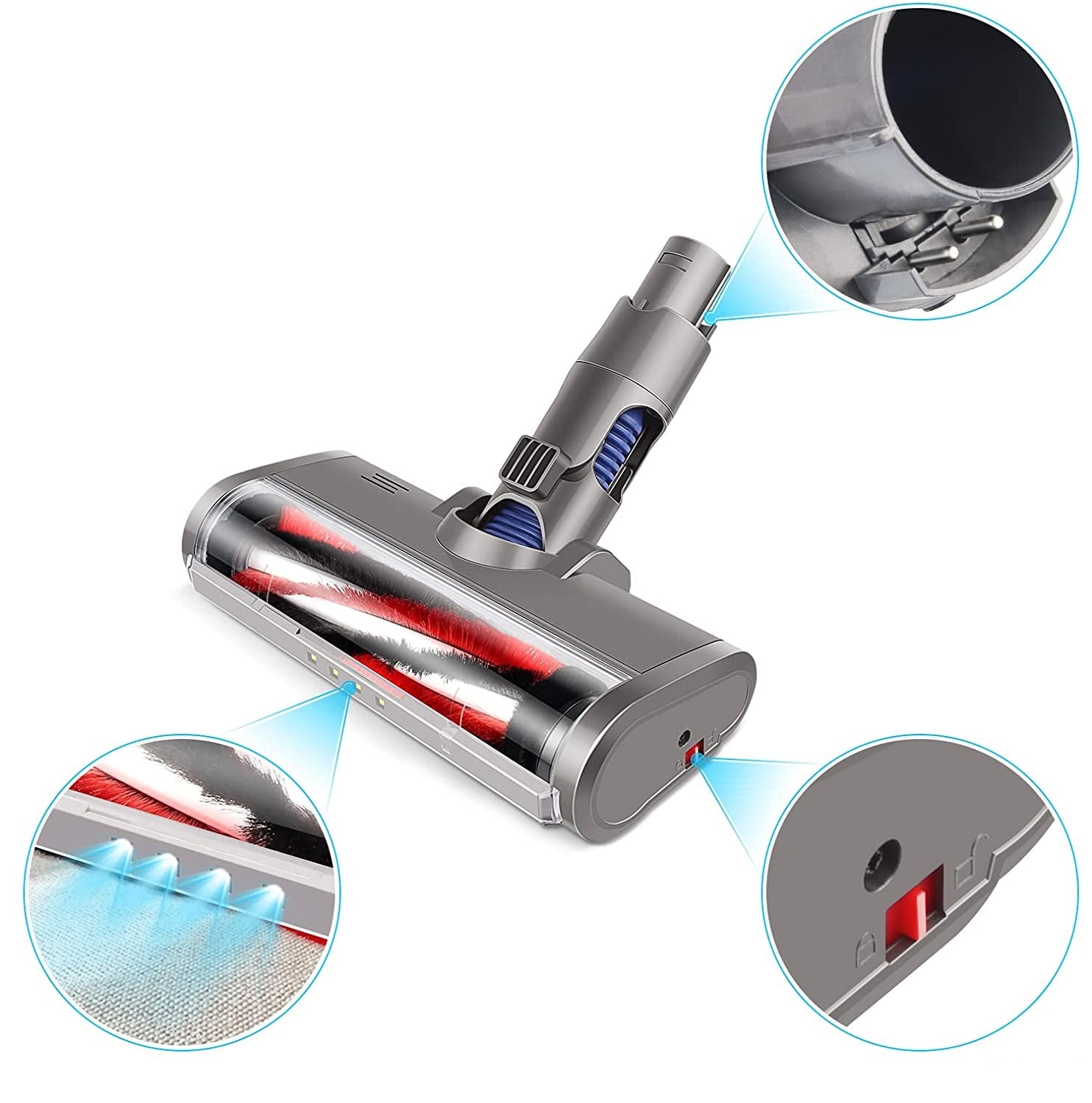 Vacuum Cleaner Accessories: Motorhead for All Dyson V6, DC44, DC45, DC59 Vacuum Cleaners