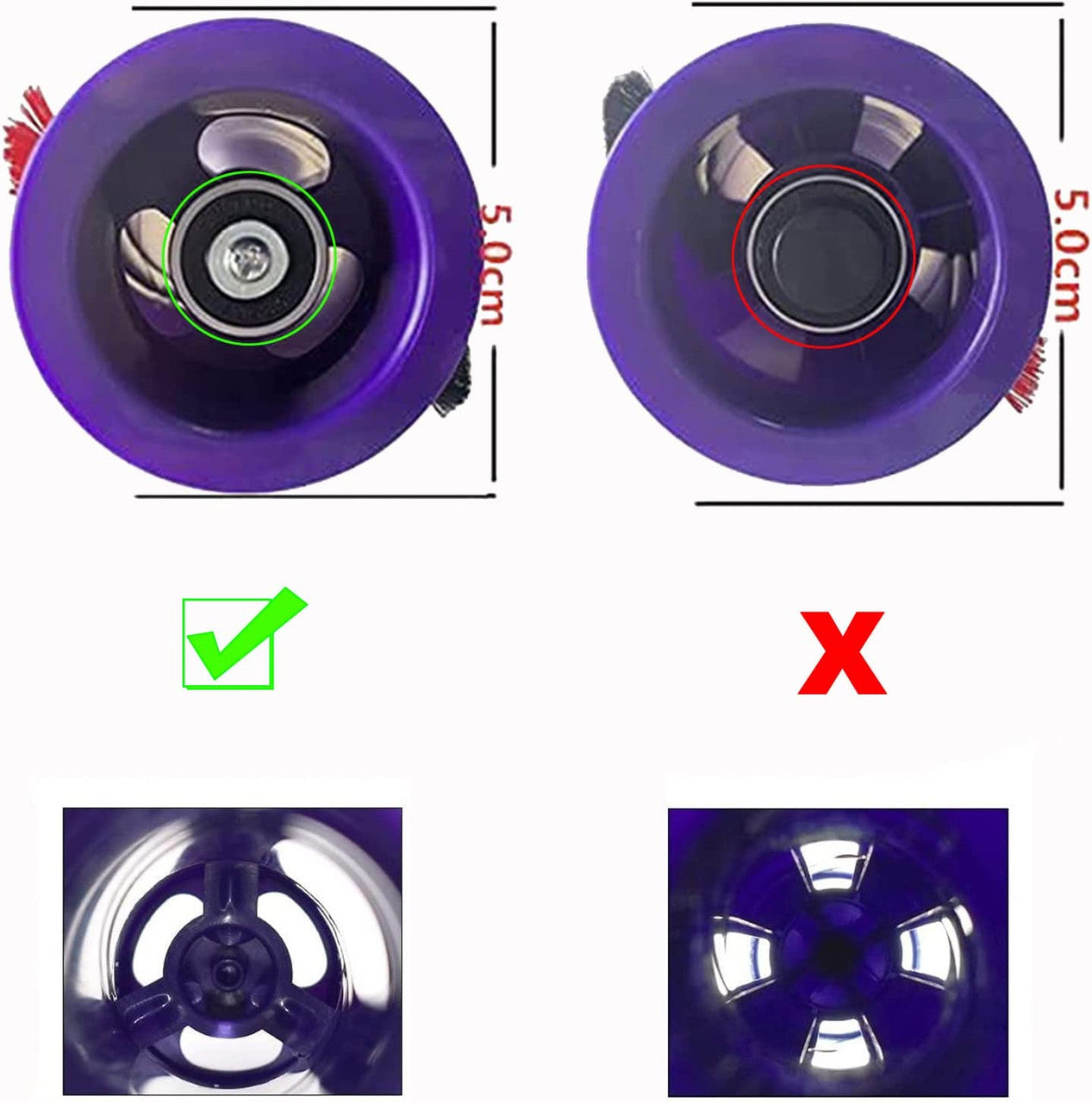 Vacuum Cleaner Accessories: Roller brush for Dyson V10 (SV12) vacuum cleaners