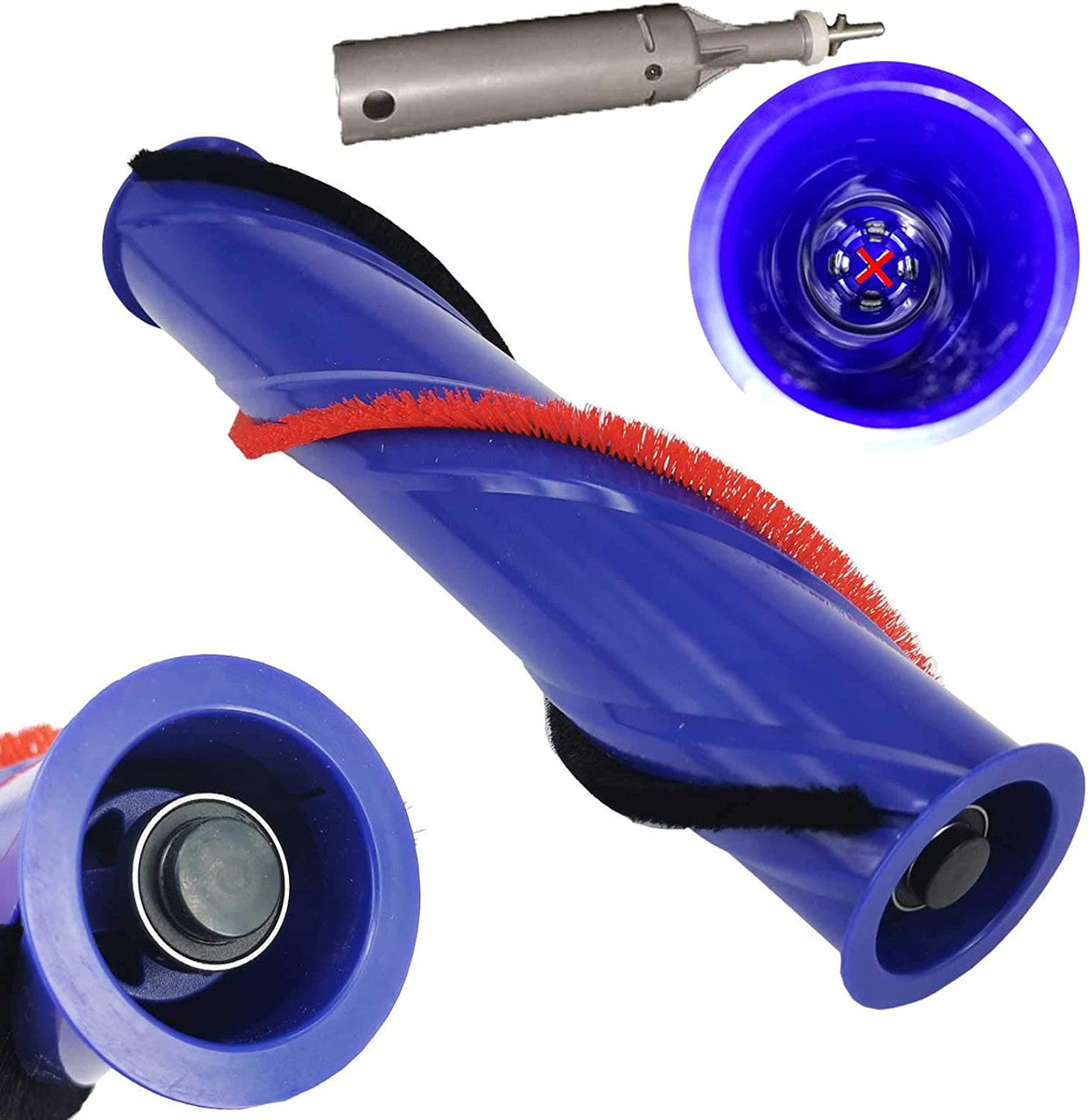 Vacuum Cleaner Accessories: Roller brush for Dyson V6 Absolute, Motorhead, Animal Origin & Animal Extra