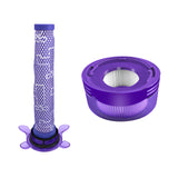 Vacuum Cleaner Accessories: Hygieia Filter Kit for Dyson V7 Advanced SV37 & V8 With Star Pre-Filter SV25