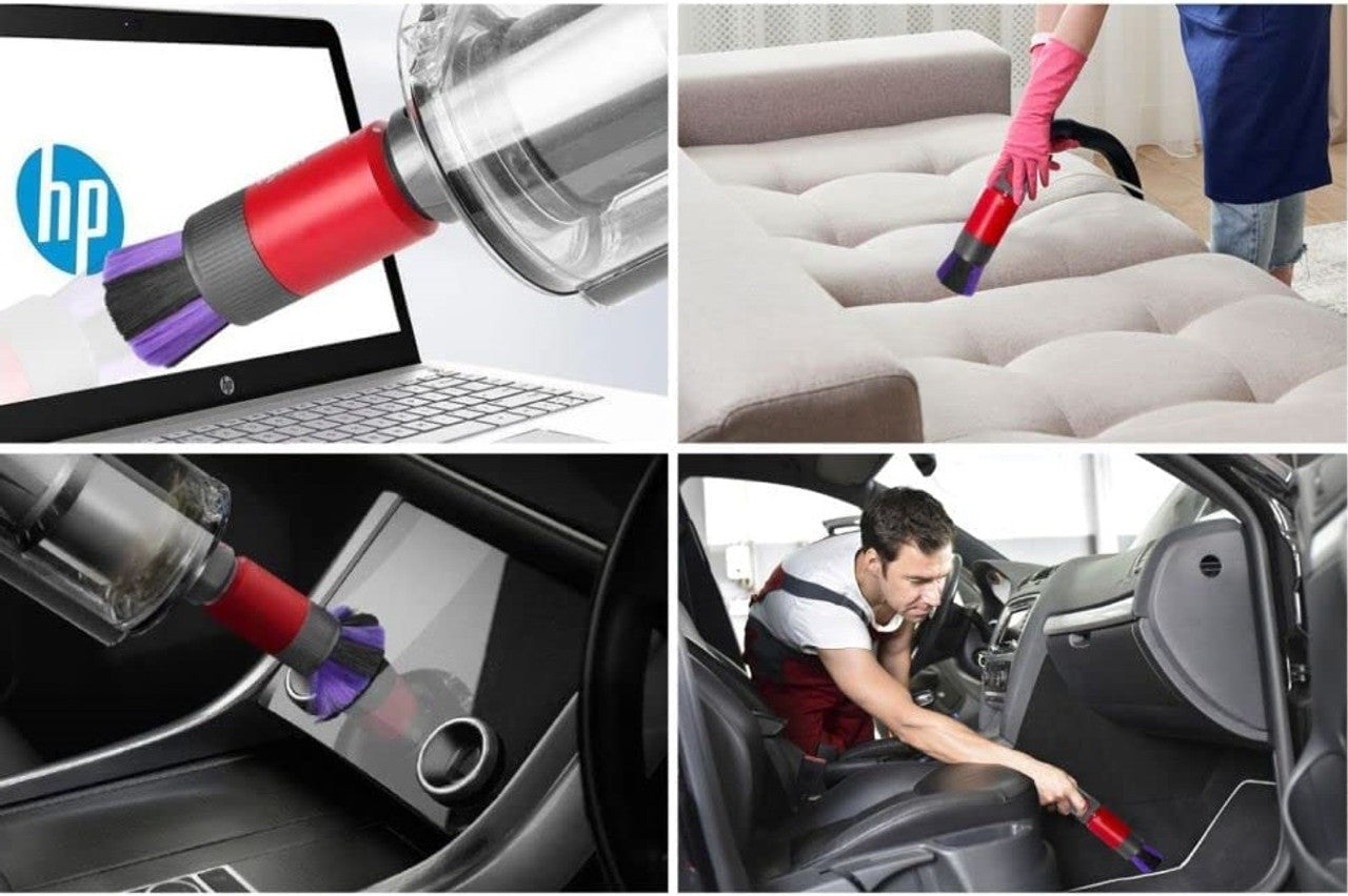 Vacuum Cleaner Accessories: Scratch-Free, Self cleaning Dusting Brush for Dyson V7, V8, V10, V11, V12 & V15