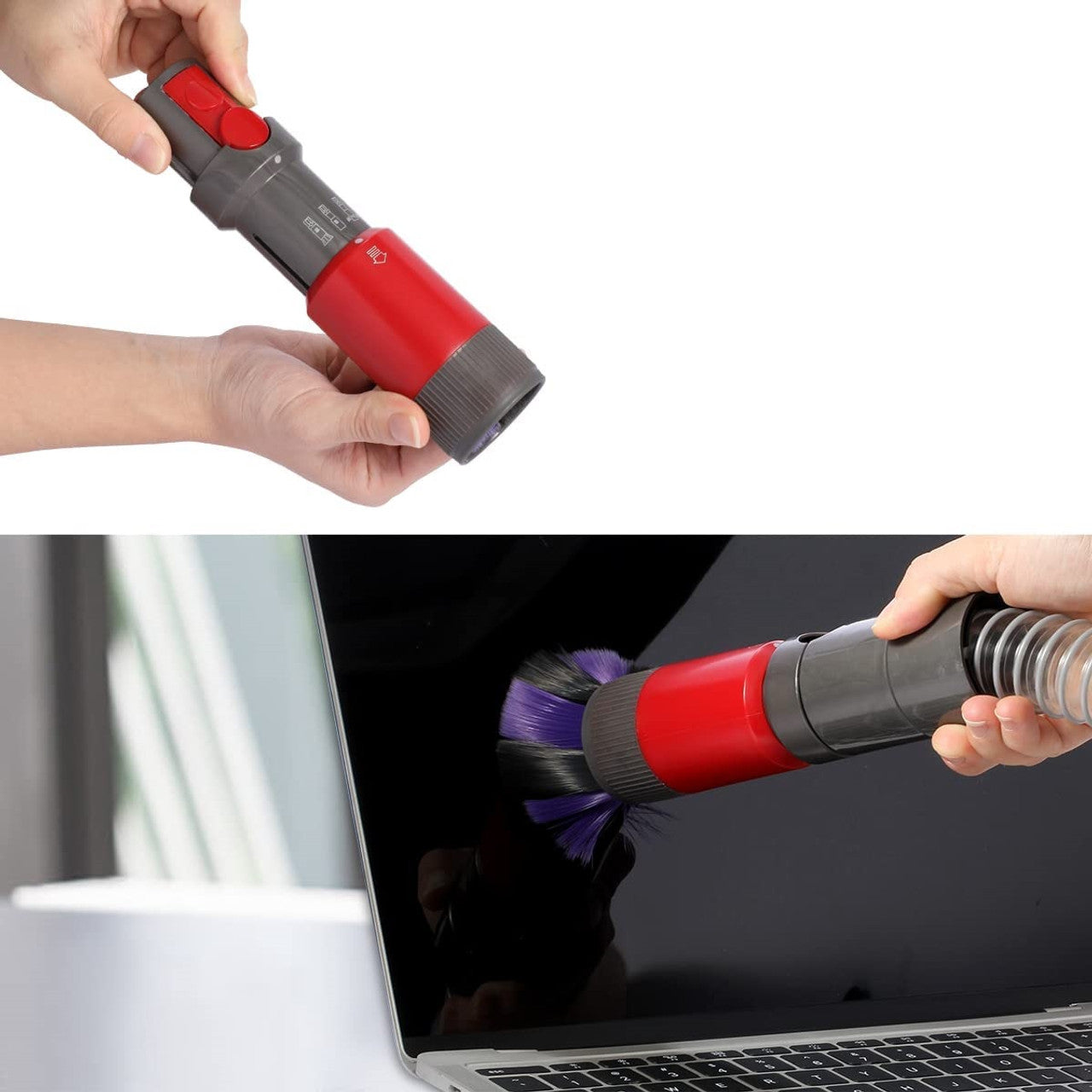 Vacuum Cleaner Accessories: Scratch-Free, Self cleaning Dusting Brush for Dyson V7, V8, V10, V11, V12 & V15
