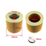 Vacuum Cleaner Accessories: HEPA Filter for Karcher Vacuum Cleaners WD2200 to WD3800 Series, A1000 to A2901 Series