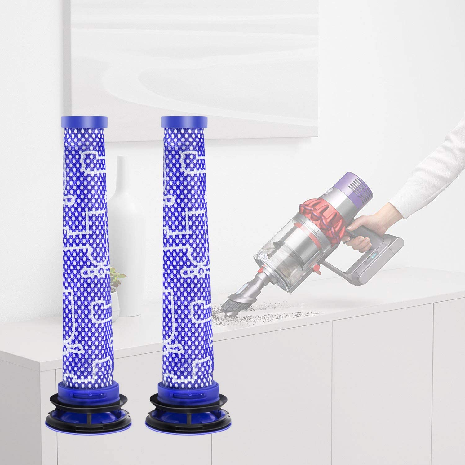 Vacuum Cleaner Accessories: Filter for DYSON V6, V7, V8,  DC58, DC59, DC61, DC62 stick vac